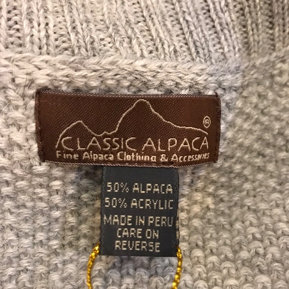 Lovely Soft and Warm Alpaca Cardigan Sweater - Picture 5 of 6